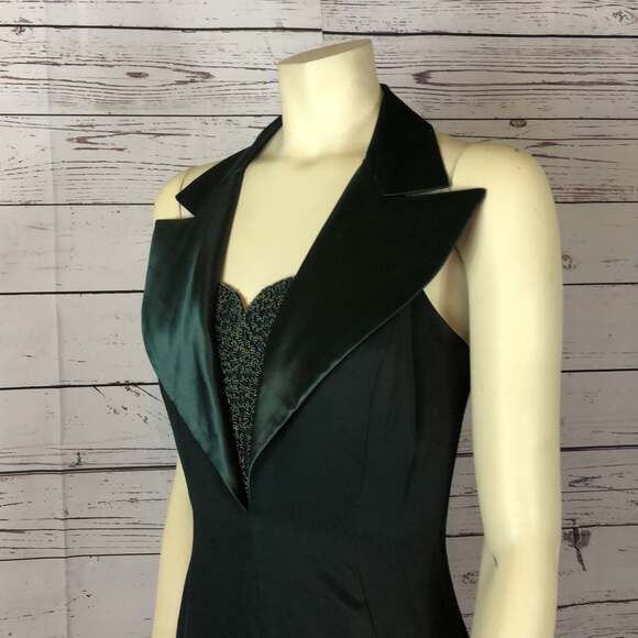 Black Halter Maxi Dress - Picture 7 of 13